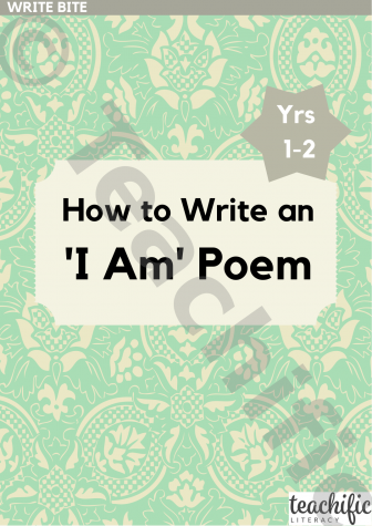 Preview image for How to Write an 'I Am' Poem, Yrs 1-2