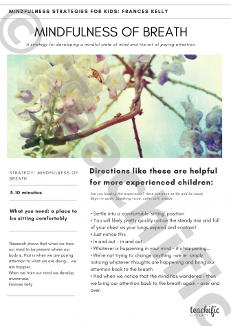 Preview image for Mindfulness Strategies: Mindfulness of Breath - Older Children