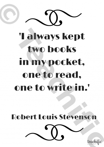 Preview image for Writing Quotes: I Always Kept Two Books