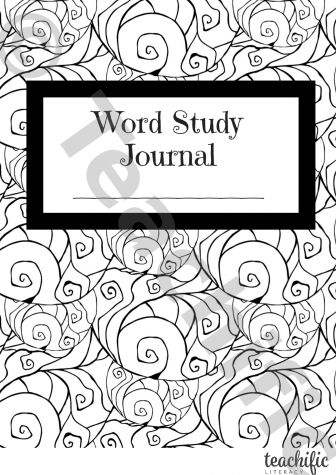 Preview image for Book Covers: Word Study Journal Cover 1