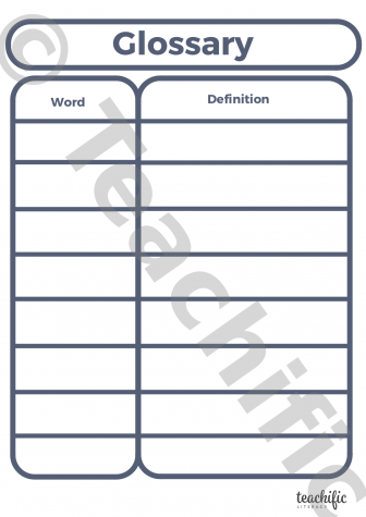 Preview image for Writing Templates: Make Your Own Glossary