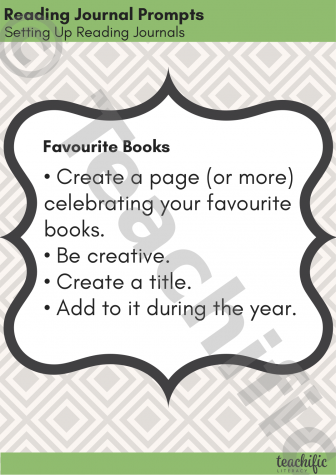 Preview image for Reading Journal Prompts: Favourite Books