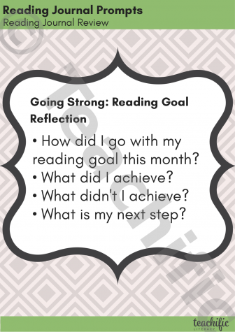 Preview image for Reading Journal Prompts: Reading Goal Reflection