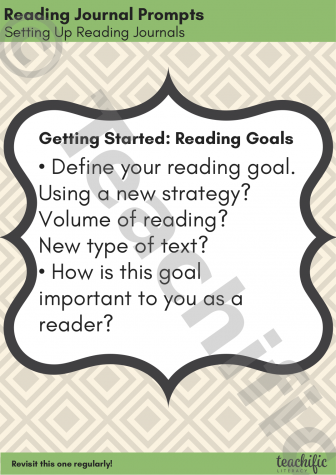 Preview image for Reading Journal Prompts: Reading Goals