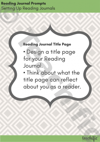 Preview image for Reading Journal Prompts: Reading Journal Title Page