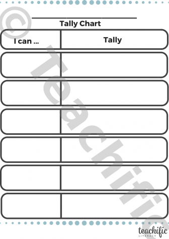 Preview image for Tally Charts: Make Your Own - Student Version