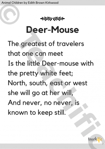 Preview image for Animal Children Poems: Deer-Mouse