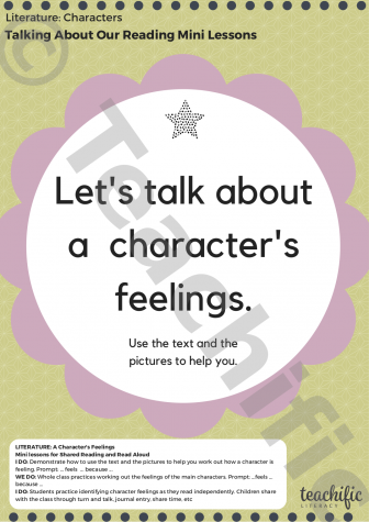 Preview image for Talking About Our Reading: A Character's Feelings