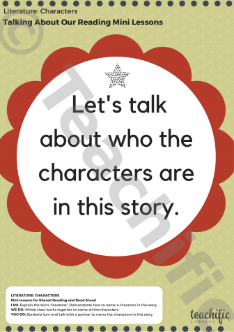 Preview image for Talking About Our Reading: Who are the Characters?