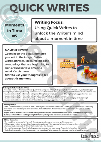 moment in time creative writing