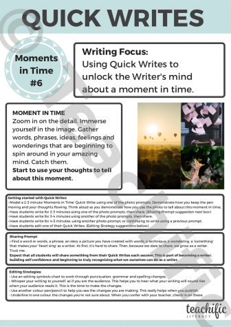 Preview image for Quick Writes: Moments in Time #6