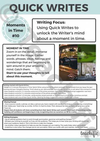 Preview image for Quick Writes: Moments in Time #10