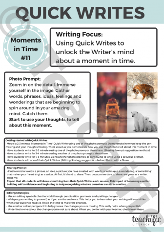 Preview image for Quick Writes: Moments in Time #11