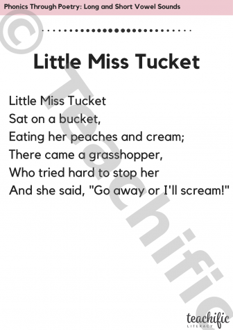 Preview image for Phonics Through Poetry: Little Miss Tucket