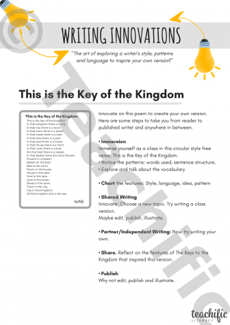 Preview image for Writing Innovations: The Key to the Kingdom