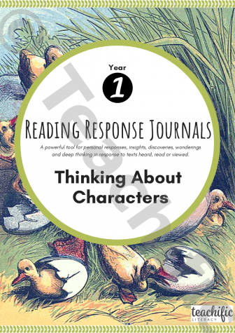 Preview image for Reading Response Journals: Thinking About Characters - Year 1