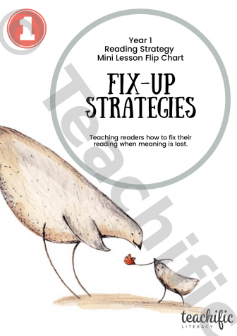 Preview image for Fix-Up Strategies Flip Chart - Year 1