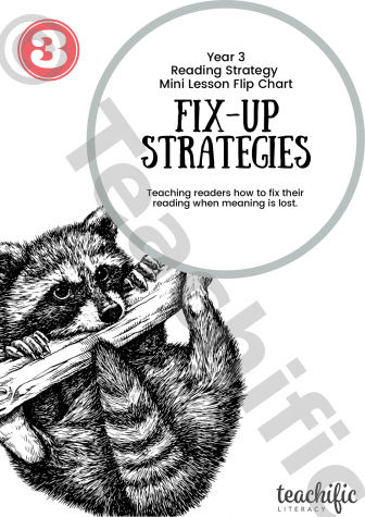 Preview image for Fix-Up Strategies Flip Chart - Year 3