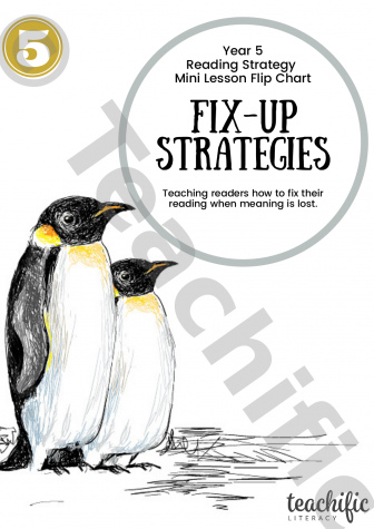 Preview image for Fix-Up Strategies Flip Chart - Year 5