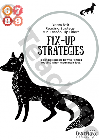 Preview image for Fix-Up Strategies Flip Chart - Year 6-9