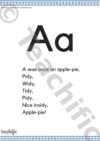 Preview image for Poems: A Was Once an Apple-Pie, K-2