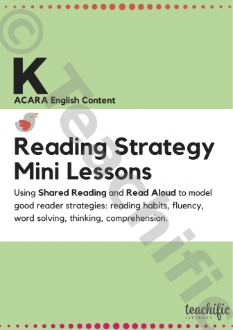 Preview image for Reading Strategy Mini Lessons - K