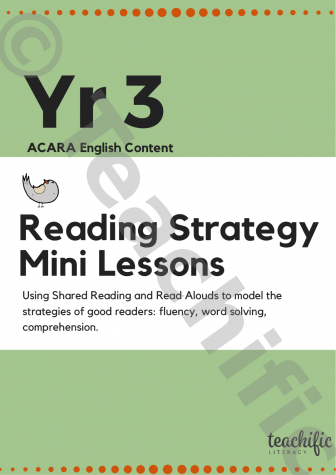 Preview image for Reading Strategy Mini Lessons - Yr 3