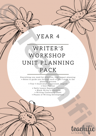 Preview image for Writer's Workshop Unit Planning Pack - Year 4