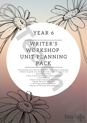 Preview image for Writer's Workshop Unit Planning Pack - Year 6