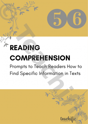 Preview image for Reading Comprehension Prompts: Finding Specific Information in Texts, Yrs 5-6