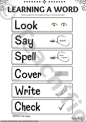 Preview image for Learning a Word Strategy with Explanation Prompts: A3 Poster - v5, K-6