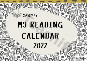 Preview image for My Reading Calendar 2022 - Yr 5