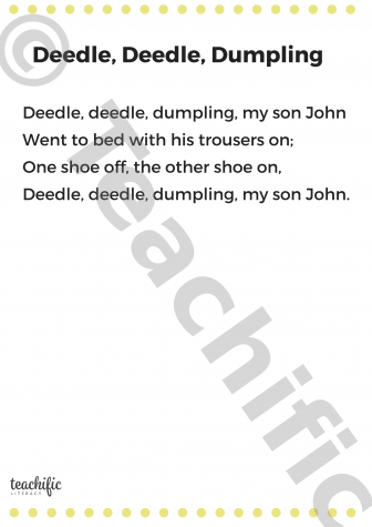 Preview image for Poems: Deedle, Deedle, Dumpling, K-2