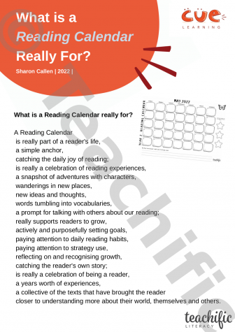 Preview image for What is a Reading Calendar really for?