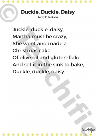 Preview image for Poems: Duckle, Duckle, Daisy, K-3