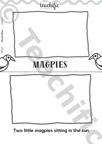 Preview image for Rhyme Bites - Magpies, 1 line p/p