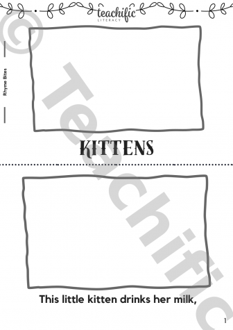 Preview image for Rhyme Bites - Kittens, 1 line p/p