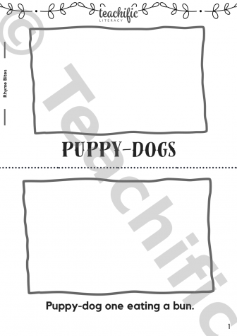 Preview image for Rhyme Bites - Puppy-Dogs, 1 line p/p