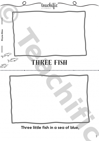 Preview image for Rhyme Bites - Three Fish, 2 lines pp