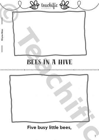 Preview image for Rhyme Bites - Bees in a Hive, 1 line pp