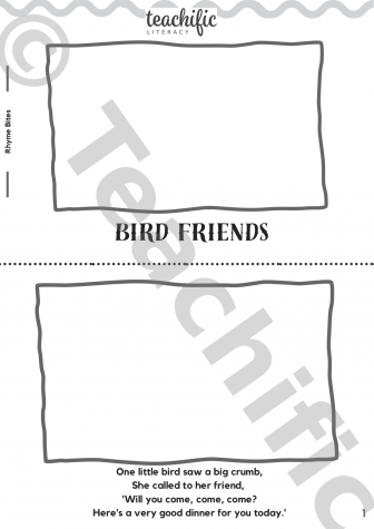 Preview image for Rhyme Bites - Bird Friends, 1 line pp