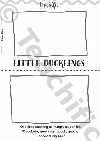 Preview image for Rhyme Bites - Little Ducklings, 3 lines pp