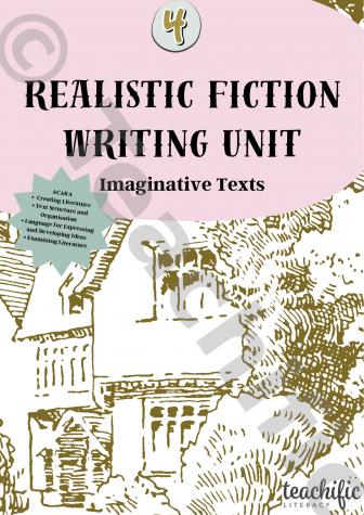 Preview image for Realistic Fiction Writing Unit, Yr 4