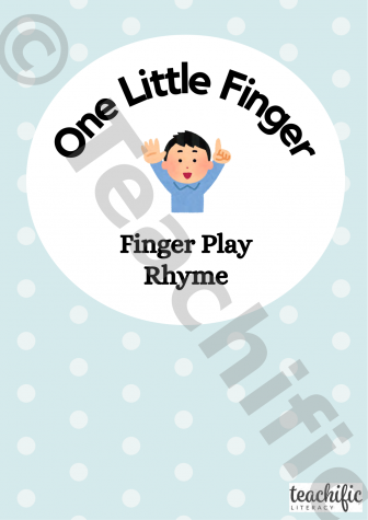 Preview image for One Little Finger: Finger Play Rhyme - Counting, F-1