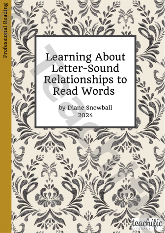 Preview image for Learning About Letter-Sound Relationships to Read Words F-1, 2024