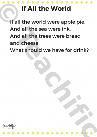 Preview image for Poems: If All the World, Yrs 1-3