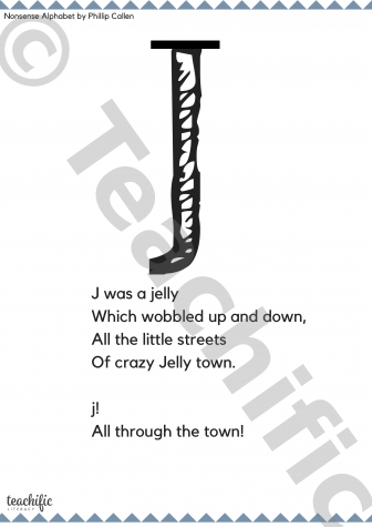 Preview image for Poems: J was a Jelly Nonsense Alphabet, K-3