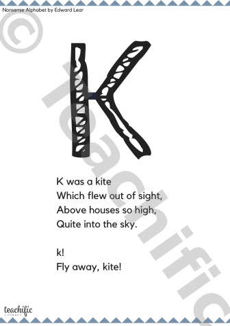 Preview image for Poems: K was a Kite Nonsense Alphabet