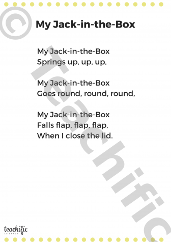 Preview image for Poems: My Jack-in-the-Box, K-3