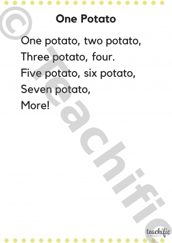 Preview image for Poems: One Potato, K-2